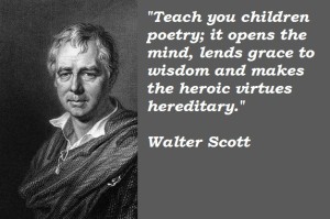 Вальтер Скотт о важности поэзии